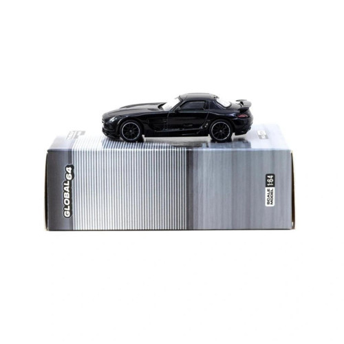 Mercedes Benz SLS AMG Coupe Black Series Siyah 1/64 Model Araba