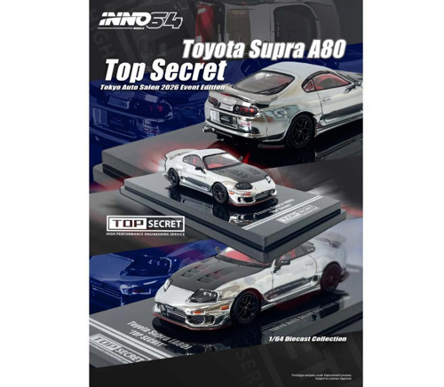 Toyota Supra A80 Top Secret 1/64 Model Araba