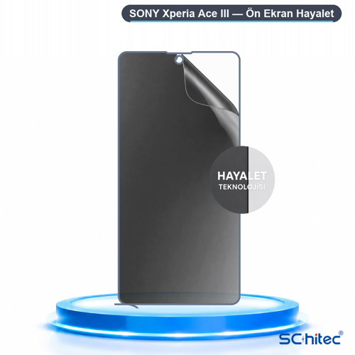 SONY Xperia Ace III Uyumlu Ön Yüzey Hayalet Privacy Hidrojel Ekran Koruyucu