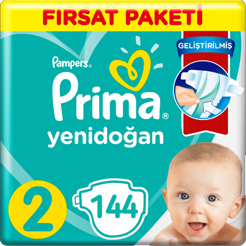 Bebek Bezi 2 Beden Yenidoğan Fırsat Paketi (2*72) 144 Adet