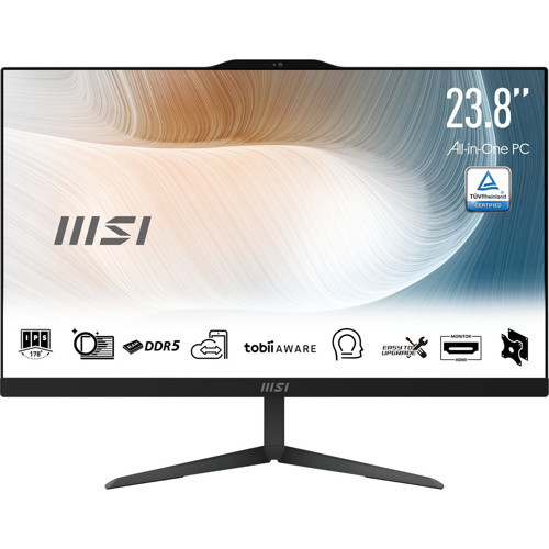 MODERN AM242 1M-2268XEU 24 FHD 16:9 (1920X1080) CORE 5 120U 8GB DDR5 512GB SSD FDOS SIYAH AIO PC