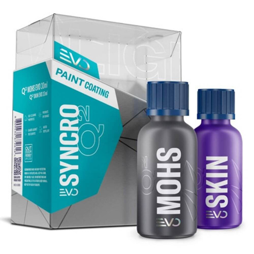 Q² Syncro EVO Light Box Çift Katman Seramik Kaplama - 30 ml + 30 ml - 9H Oto Boya Koruma