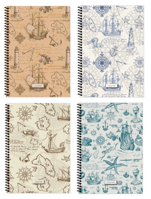 Not Defteri 16,5 X 22,5Cm 100 Yaprak Çizgisiz Spiralli Sert Kapak Defter 418240-99 (Karışık Renk, 1 Adet)