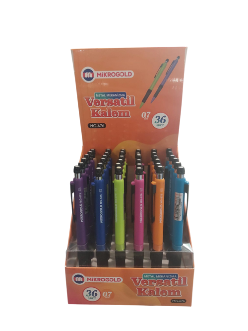 Versatil Kalem Metal Mekanizma 0,7 Mm Mg-676 (48 Li Paket)