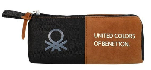 United Colors Of Benetton Üçgen Kalemlik Kalem Çantası Siyah