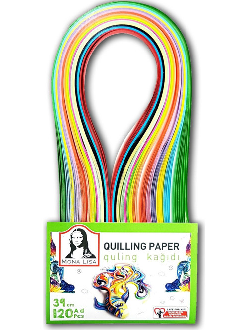 Mona Lisa Quilling Kağıdı 39 Cm 12 Mm Ql01-2