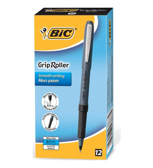 Roller Kalem Grip 0.5 Mm Siyah 939342 (12 Li Paket)