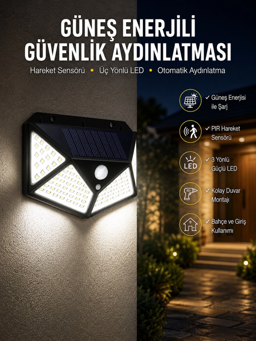 Bahçe Balkon Teras Aydınlatma Led Işık