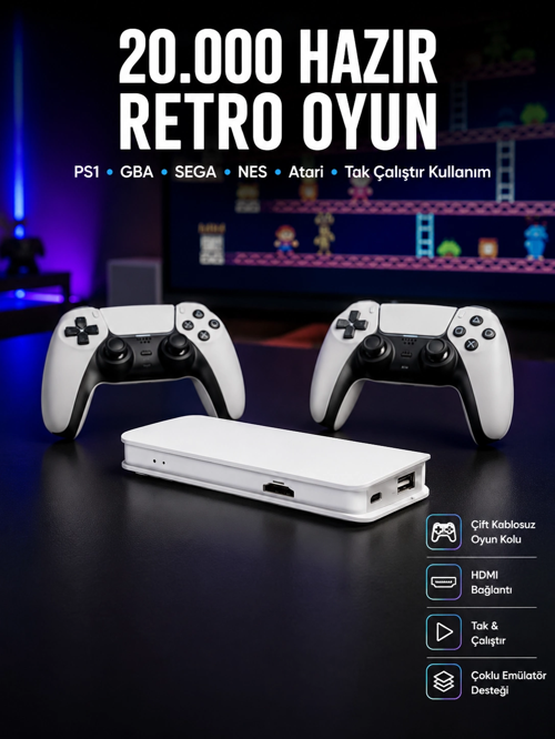 Oyun Konsolu – 20.000 Yüklü Oyun