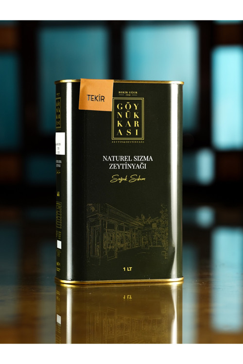 Erkenci Tekir - Kalamata Soğuk Sıkım Zeytinyağı 1 Lt.