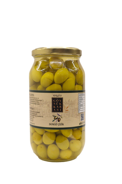 Domat Çizik Yeşil Zeytin 600 Gr