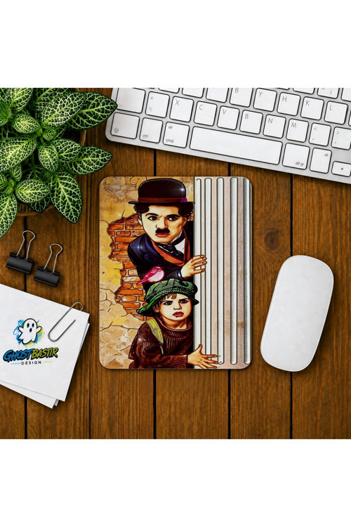 Charles Chaplin Baskılı Oyuncu Mousepad 054