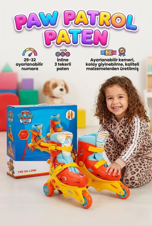 Paw Patrol 2'si 1 Arada Eğitici Paten Çift Fonksiyonlu Tekerlek – Dengeli Başlangıç Seti