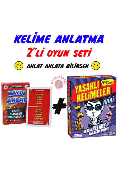 Yasaklı Kelimeler Mini & Anlat Bakalım ( 2'Li Oyun Seti )