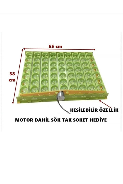 Otomatik Yumurta Çevirme Viyolü 63Lü Kuluçka Makinası Viyolü Motor Dahil 220V Kesilebilir Viyol