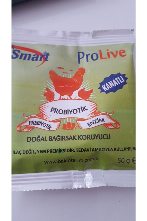 Smart Prolive Kanatlı Hayvan Için Probiyotik,Enzim D Oğal Bağırsak Koruyucu 50G R
