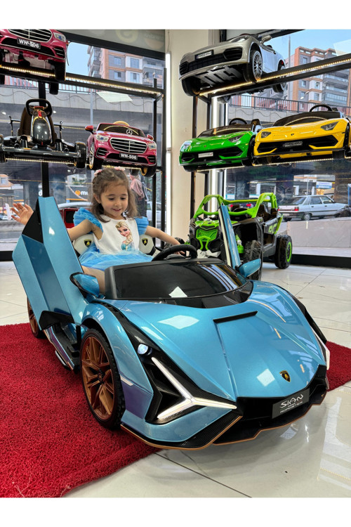 Orijinal Lisanslı Lamborgini Sian 24 Volt Akülü Araba (Drift+Tabletli)