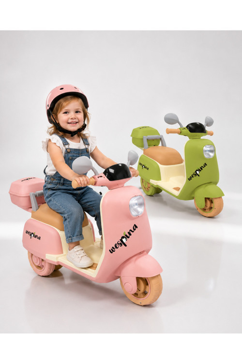 3 Tekerli Akülü Motor 6V Uzaktan Kumandalı Çocuk Motoru