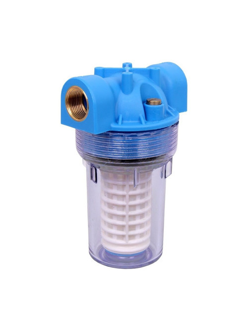 5" Daire Tesisat Girişi Yıkanabilir Su Filtresi 3/4" Girişli