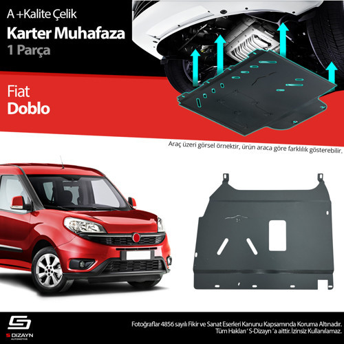 Fiat Doblo 2 Çelik Karter Muhafaza Koruma 2010-2022 A+ Kalite