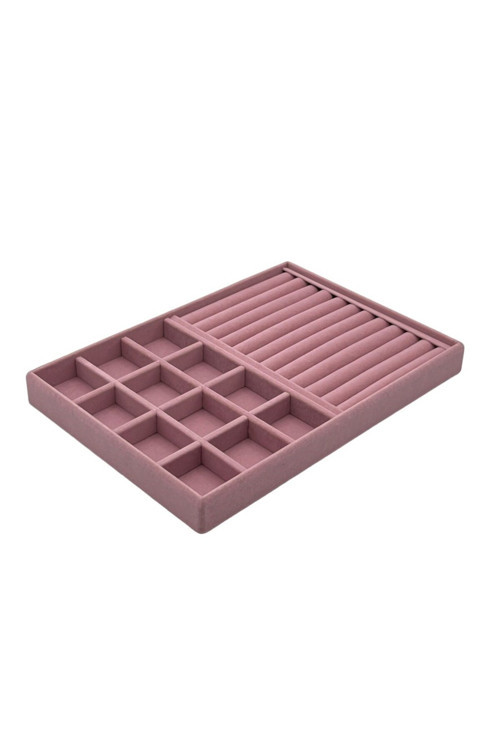 Rulo Soslisli Bölmeli Takı Organizeri Çoklu Organizer Takı Organizeri Pembe RENK