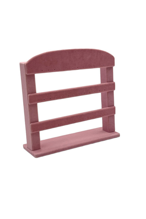 3 Kat Küpelik Küpe Düzenleyici Pembe Renk Küpe Organizeri
