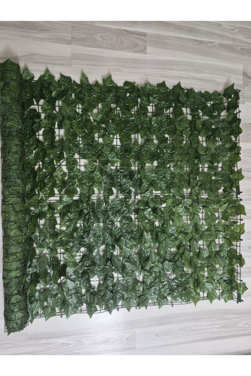 Yapay Çit Yapay Sarmaşık Asma Yaprağı Dekorasyonu , Paravan Yapay Sarmaşık, 100x300 Cm 20cırt