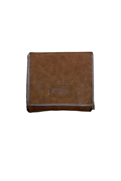 Deri Kumaş Kahve Renk 80/76 cm Üçlü Set Sergileme Seyahat Çantası