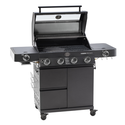 Videro G4-S Vario Gazlı Barbekü İstasyonu Videro Pro Mat Siyah 25577