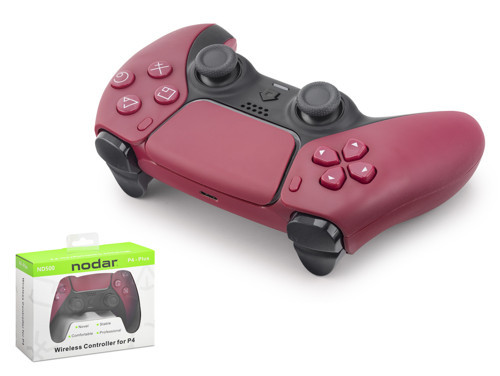 ND500D Bluetooth GamePad Oyun Kolu PS4 Uyumlu DoubleShock 4 Kırmızı