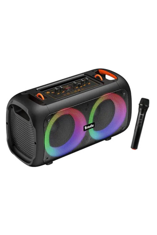 PARTY BOX BLUETOOTH HOPARLÖR KABLOSUZ MİKROFONLU 60W KARAOKE SPEAKER