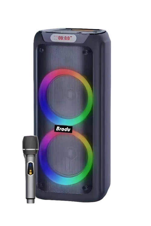 BÜYÜK BOY KABLOSUZ MİKROFONLU BLUETOOTH HOPARLÖR ŞARJLI KABLOSUZ SES BOMBASI SPEAKER