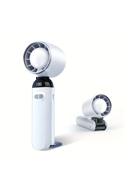 Şarjlı El Fanı 12000Rpm 0-120 Hız Ayarı Masaüstü Vantilatör Mini Fan