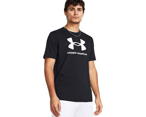 Ua Sportstyle Logo Update Ss Erkek Günlük Tişört 1382911-001 Siyah