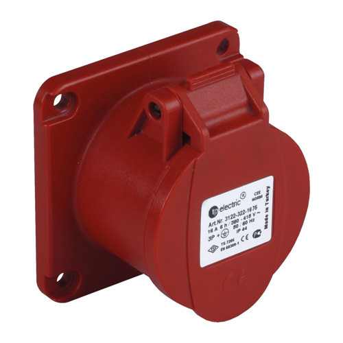 TP Electric 3126-321-1670 Vidalı Bağlantı IP44 4x32A CEE Norm Makine Prizi