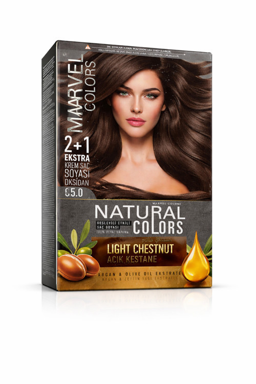 Colors Natural Colors Saç Boyası 5,0 Lıght Chestnut (Açık Kestane)