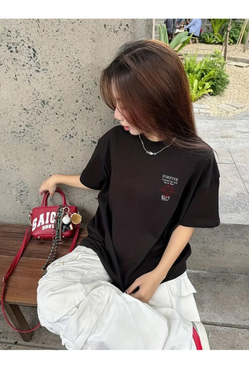 Street Wear Baskılı Unisex Oversize T-shirt