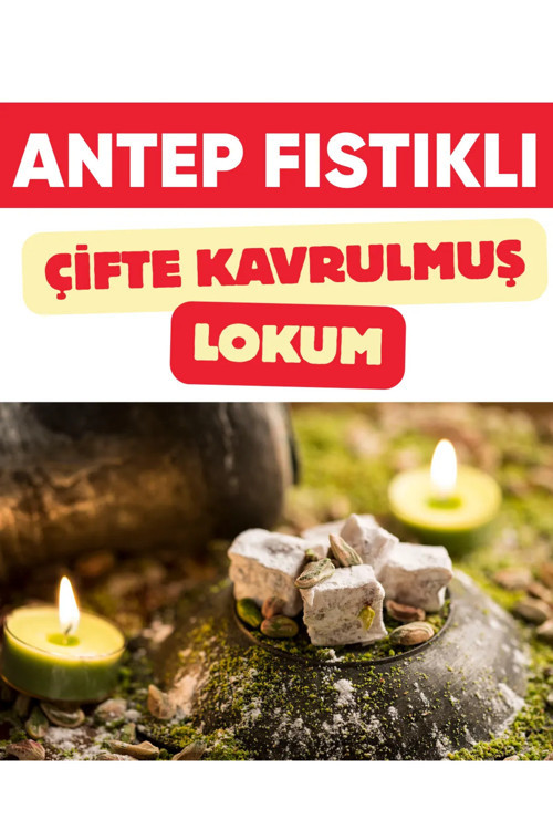 Fıstıklı Çifte Kavrulmuş Lokum 420 g