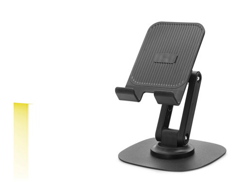Telefon Standı (Ayarlı, Katlanır, 360 Derece Döner, Siyah-HDX8024)