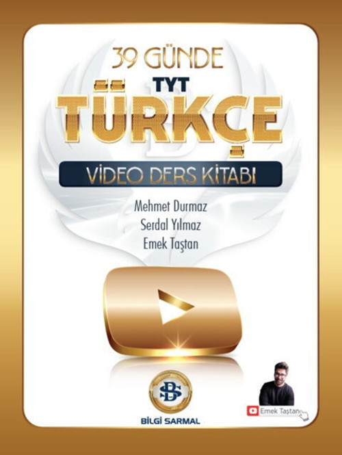Bilgi Sarmal TYT Türkçe 39 Günde Video Ders Kitabı Bilgi Sarmal Yayınları