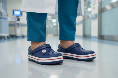 Unisex Tam Ortopedik Rahat Esnek Yormaz Taban Hastane Aşçı Hemşire Depo Her Alanda Terlik & Sandalet