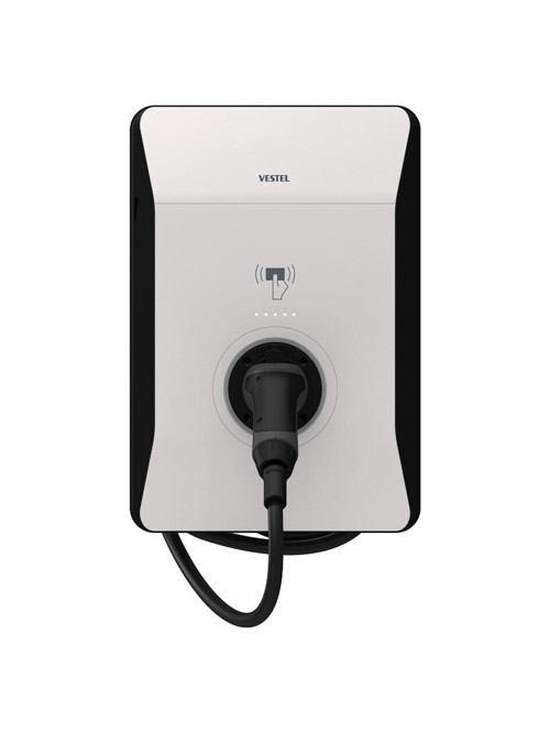 ZES Vestel EVC04 Yeni Kasa 22 kW AC 5m Kablolu Şarj İstasyonu