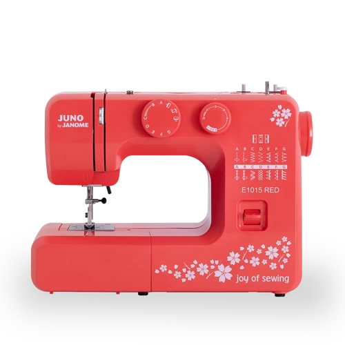 E1015 Red Taşınabilir Dikiş Makinesi