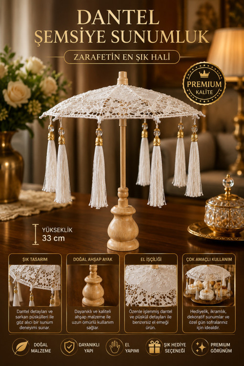 Masaüstü Dantelli Dekoratif Bali Şemsiyesi Püsküllü Sunum ve Bambu Pinterest Dekoru