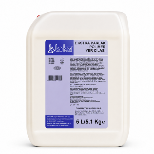 Ekstra Parlak Polimer Yer Cilası 5 Litre