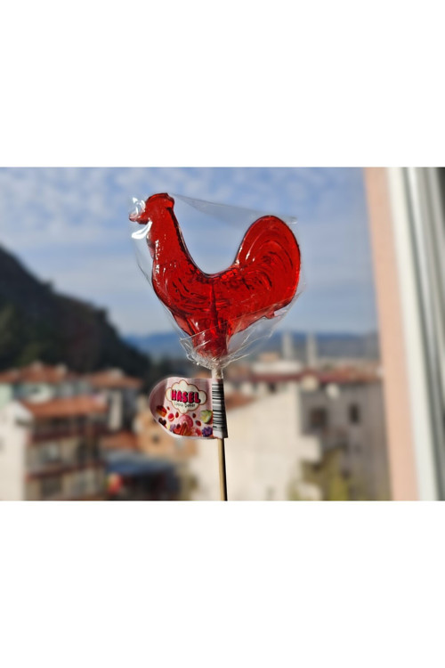 HOROZ ŞEKERİ 20 ADET BÜYÜK BOY LOLİPOP 30 GRAM Okul- Tatil- Kermes Çocuk Şeker