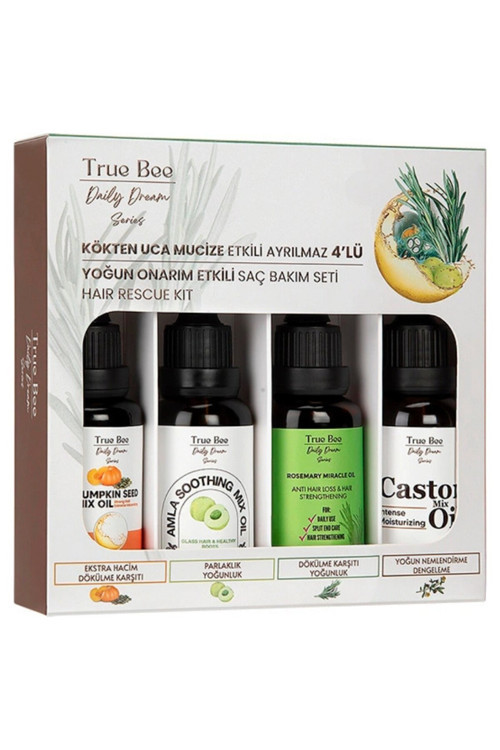 Güçlü 4’Lü Mucizevi Saç Bakım Seti ( 4 X 30 Ml )