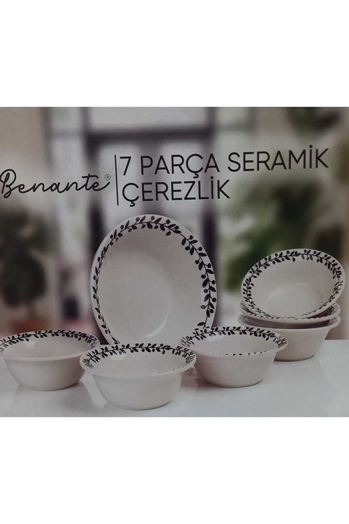 7 Parça Seramik Çerezlik