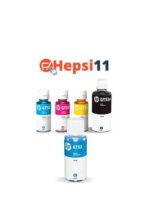 Gt53Xl 4Sr29A Orjinal 4 Renk Mürekkep Seti + 1 Mavi Hediye Aıu7A281