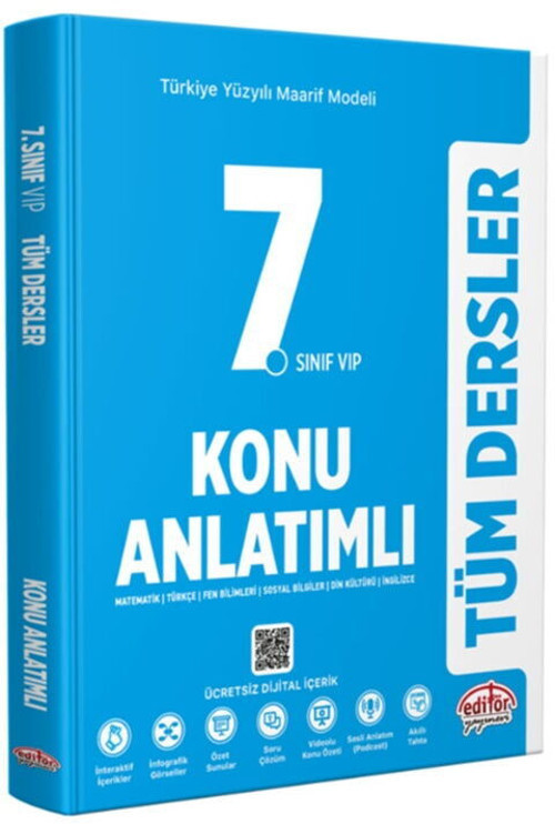 Data 7. Sınıf Tüm Dersler Maarif Model Konu Anlatımlı Data Yayınları